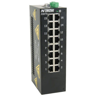 Red Lion Industrial Ethernet Switch, 316TX-N